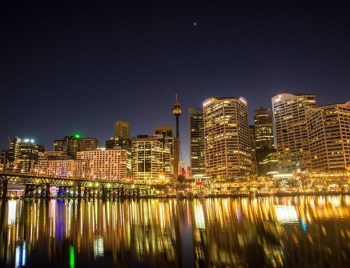 Evening at Cockle Bay Wharf