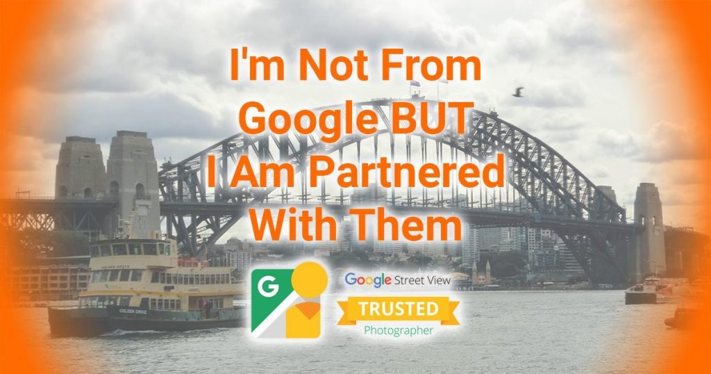 Not From Google But I Am Partnered With Them Google Street View Certified