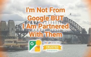 I'm Not From Google But I Am Partnered With Them Google Street View Certified